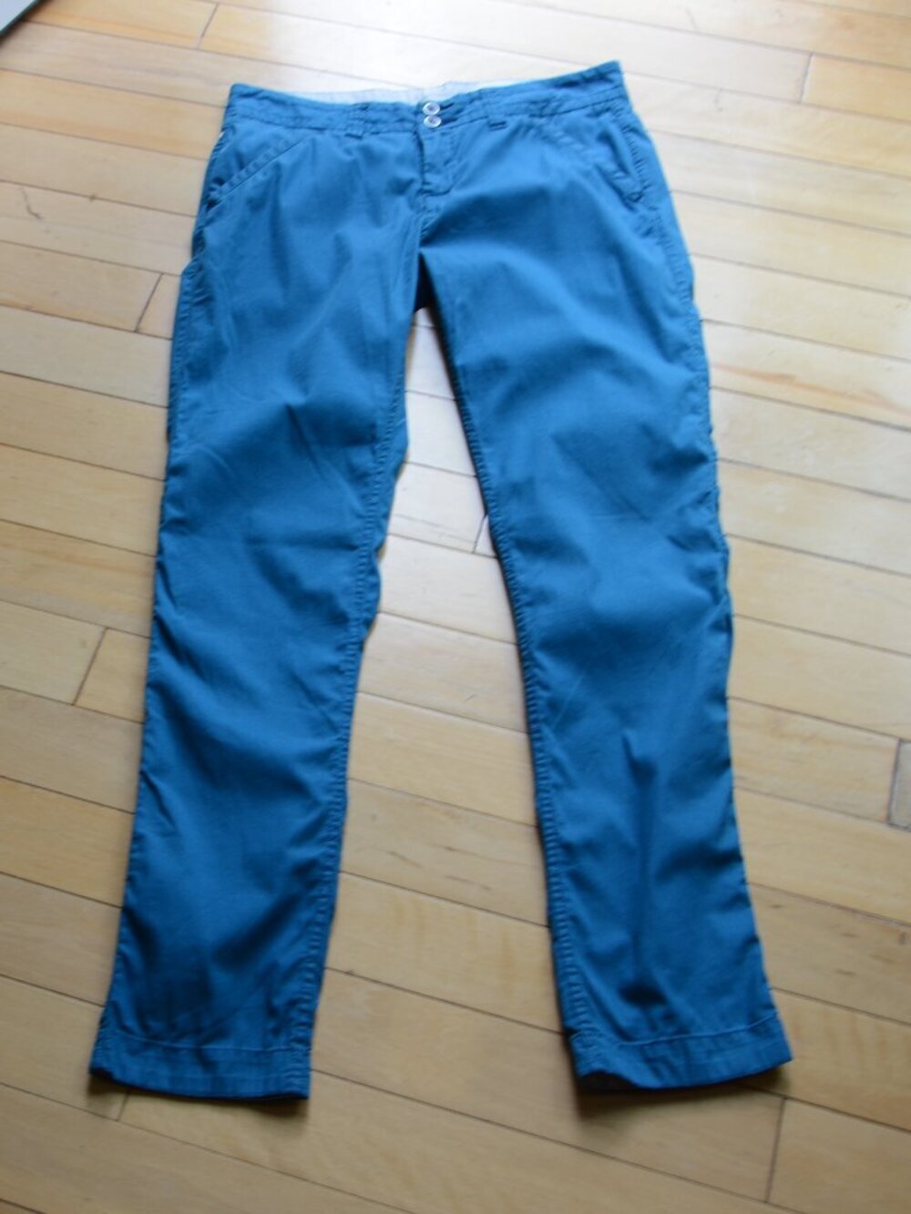 Horny Toad Teal Green Chino pants Size 8 Women